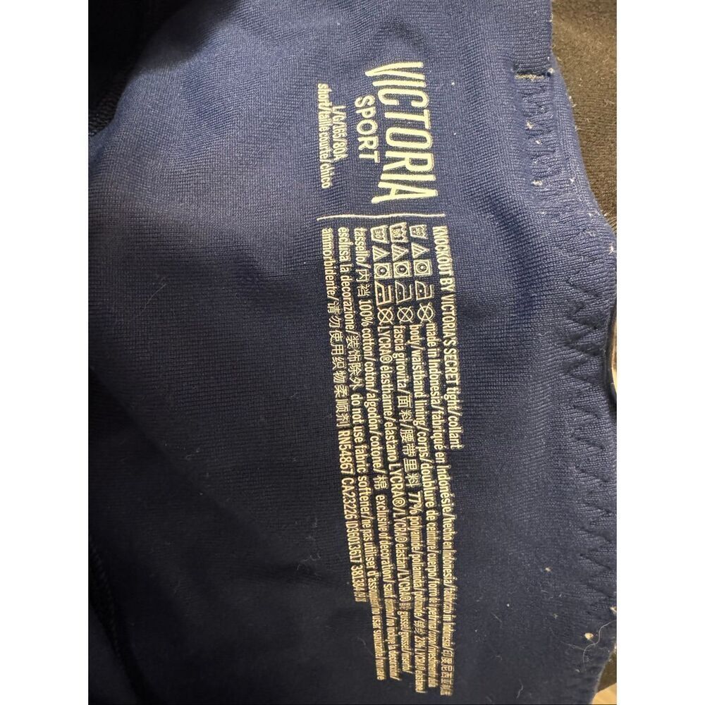 Victoria Sport Knockout Navy Blue High-Rise Leggings Women’s Large - Picture 5 of 6